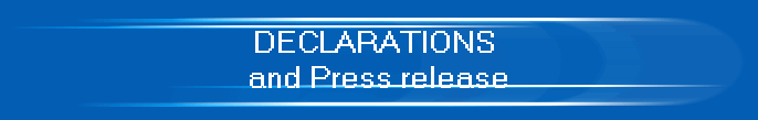 DECLARATIONS 
and Press release